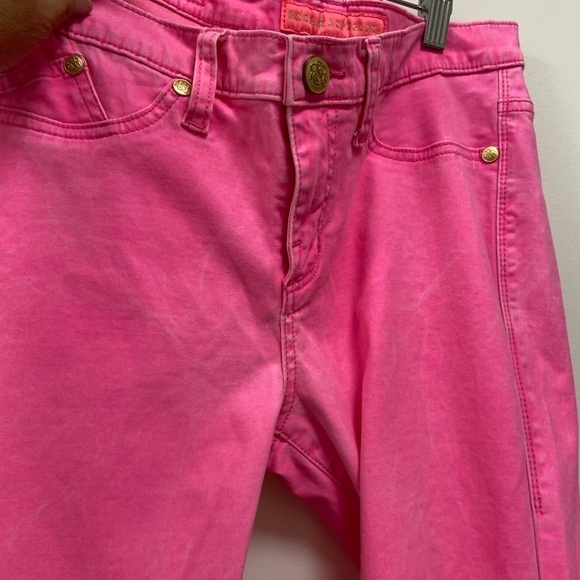Rock n Republic size 10 pink velvet jeans Kashmere $110 - Picture 2 of 10
